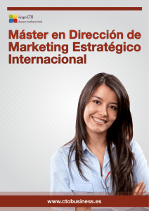 Master en Marketing estrategico internacional