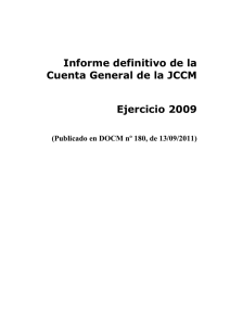 Informe de Fiscalización de la Cuenta General 2009