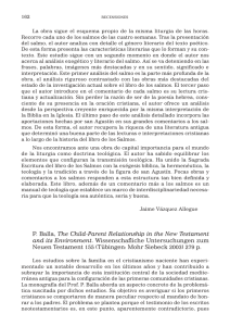 P. Balla, The Child-Parent Relationship in the New Testament and