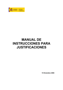 Manual de Instrucciones para la justificación electrónica