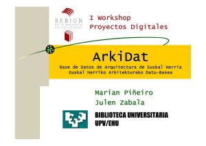 ArkiDat: base de datos de arquitectura de Euskal Herria
