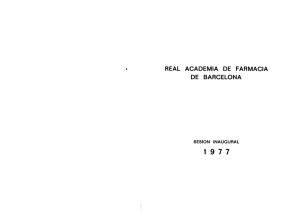 REAL ACADEMIA DE FARMACIA DE BARCELONA