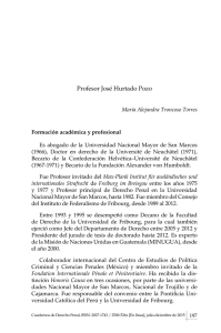 Profesor José Hurtado Pozo - Revistas Universidad Sergio Arboleda