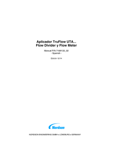 TruFlow Applikator UTA...Flow Divider and Flow Meter