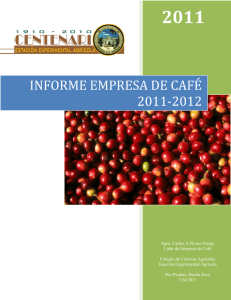 informe empresa de café 2011-2012 - Uprm