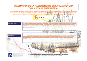 Diapositiva 1 - Sociedad Española de Enfermería Oncológica