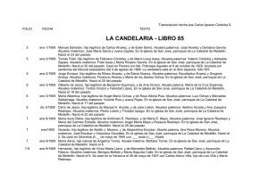 Libro 85 de Bautismos - Rodriguez Lopez y Uribe Senior