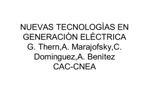 Nuevas Tecnologìas en Generaciòn Elèctrica