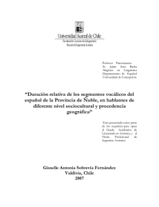 Vocales Posteriores - Tesis Electrónicas UACh