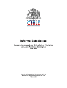 Informe Estadístico de Cooperación Otorgada por AGCI (2006