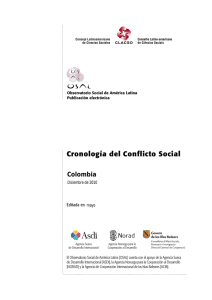 Cronología del Conflicto Social