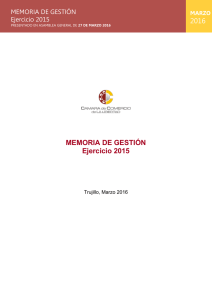 2015 - Cámara de Comercio de Trujillo