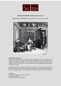 Historia del mueble francés (primera parte)