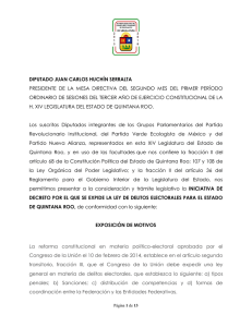 Iniciativa de Ley en Materia de Delitos Electorales para el Estado de