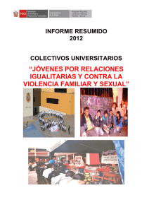 Colectivos Universitarios 2012-1
