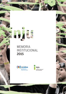 memoria institucional 2015