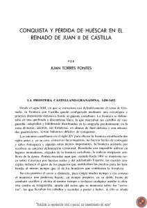 Conquista y pérdida de Huéscar en el reinado de Juan II de Castilla