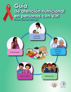 de atención nutricional en personas con VIH