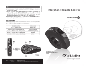 Interphone Remote Control