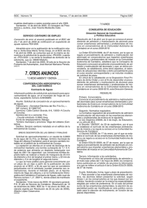 7. otros anuncios - Boletín Oficial de Cantabria