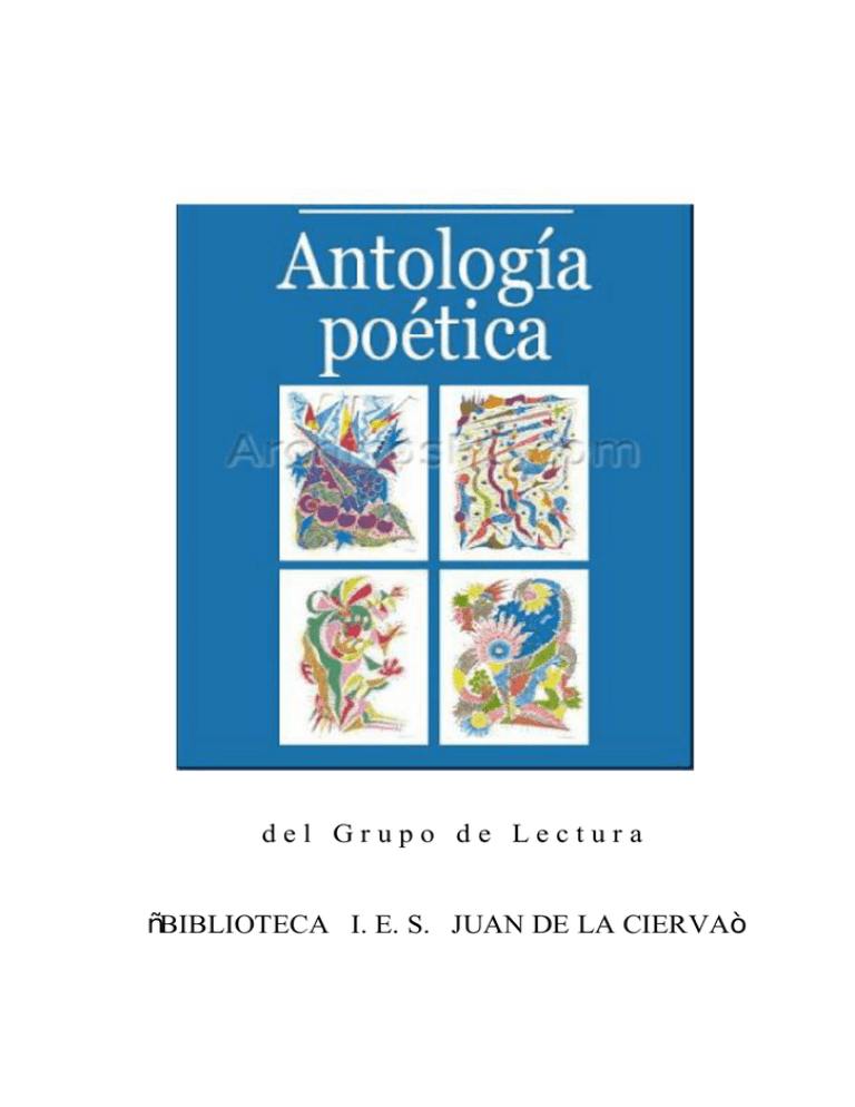 Antología Poética – Grupo De Lectura