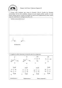 Repaso 1 del Tema 3 Química Orgánica II