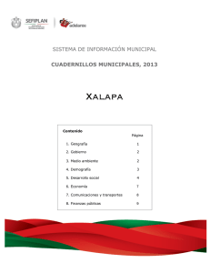 Sistema de Información Municipal 2013, Xalapa