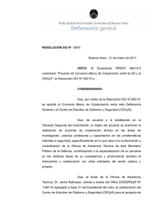DG 13-11 Acuerdo complementario CEGyS y Anexo I