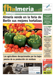 Almería vende en la feria de Berlín sus mejores hortalizas
