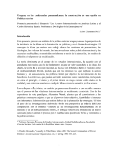 Uruguay en las conferencias panamericanas: la construcción de