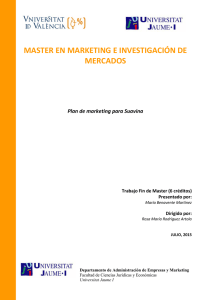 master en marketing e investigación de mercados