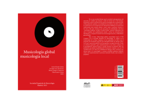 Musicología global musicología local