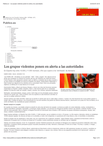 Público.es - Los grupos violentos ponen en alerta