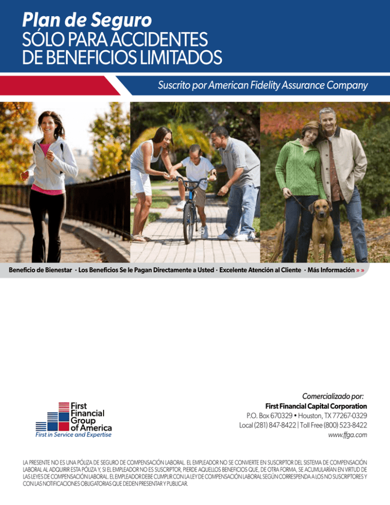 Plan de Seguro American Fidelity Plan de Seguro American Fidelity