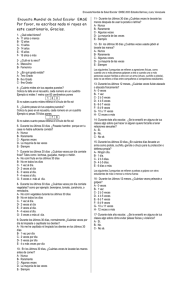 Venezuela 2003 GSHS Questionnaire