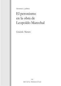 El peronismo en la obra de Leopoldo Marechal
