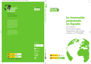 La innovación patentada en España - Oficina Española de Patentes