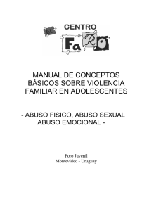 Manual basico de Violencia y Abuso