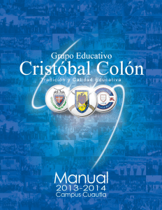 manual cuautla 2013 2014 - Colegio Cristóbal Colón