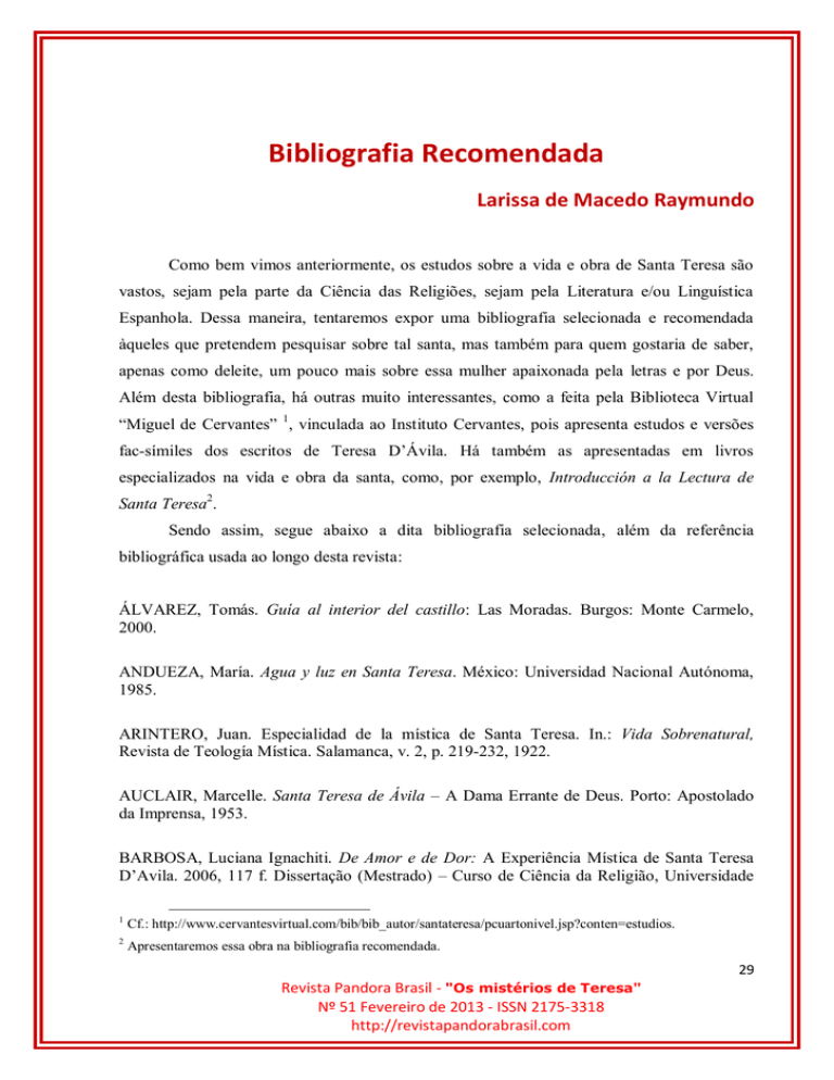 Bibliografia Recomendada