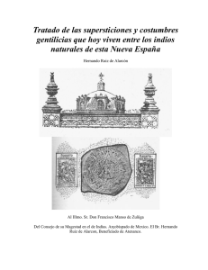 Tratado de las Supersticiones y Costumbres entre los Indios