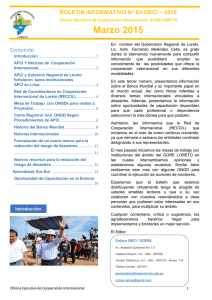 Marzo 2015 - Gobierno Regional de Loreto