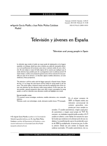 Televisión y jóvenes en España