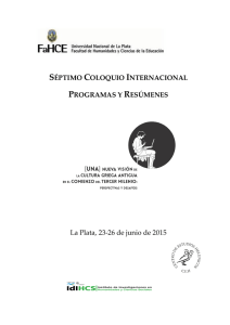programa final - Coloquio Internacional Centro de Estudios
