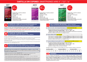 cartilla sin cupones smartphones airis 5” / 5,5” / 6”