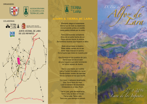 Triptico Alfoz Lara - Historia del Condado de Castilla