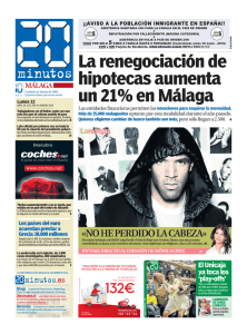 La renegociación de hipotecas aumenta un 21% en Málaga