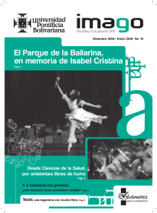 El Parque de la Bailarina, en memoria de Isabel Cristina