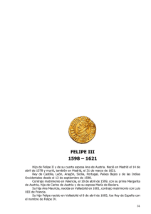 Felipe II - Onzas macuquinas