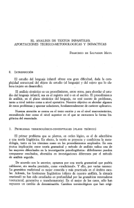 El análisis de textos infantiles. Aportaciones teórico